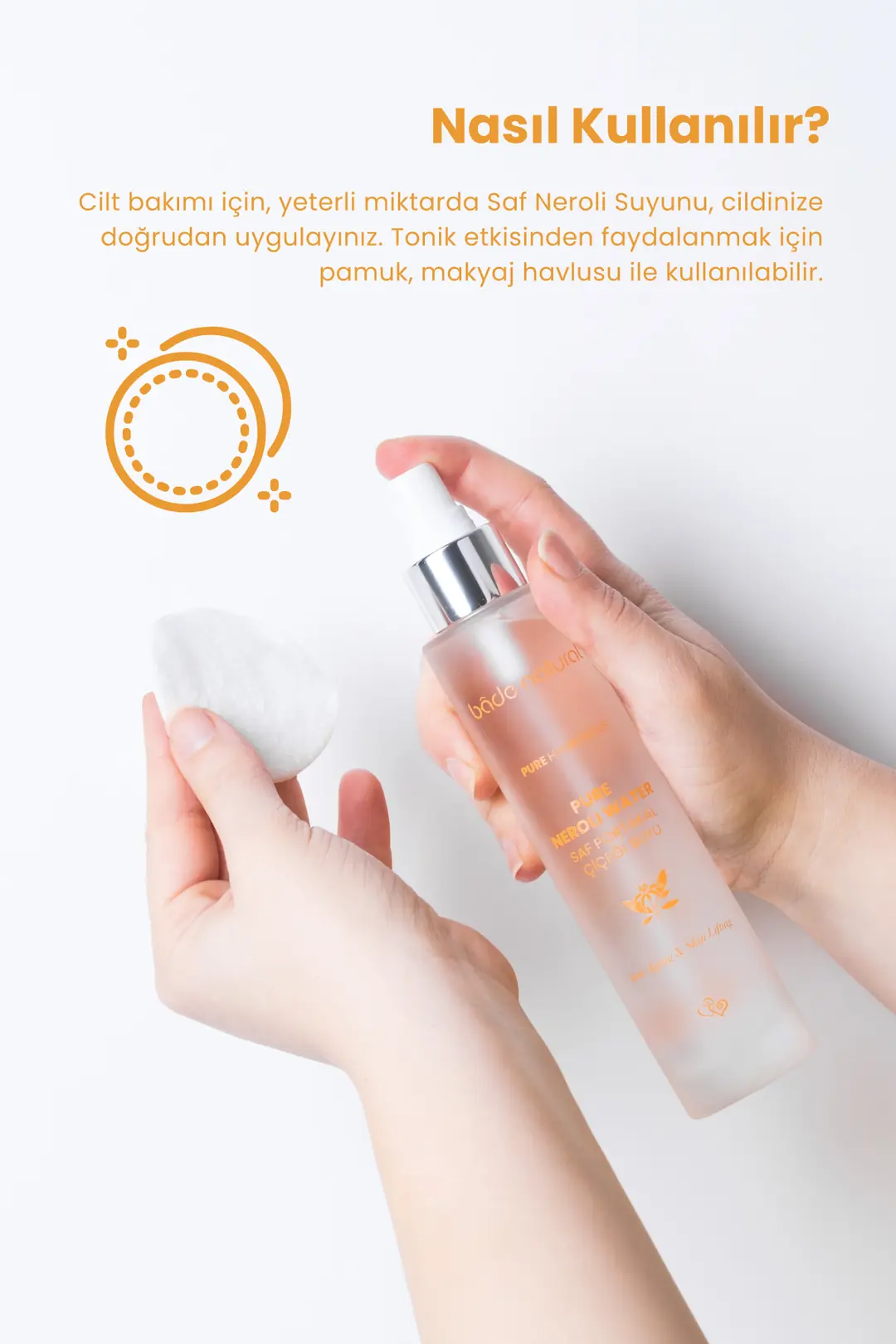Portakal Çiçeği Suyu Yaşlanma Karşıtı Tonik %100 Doğal 100 ml - 4