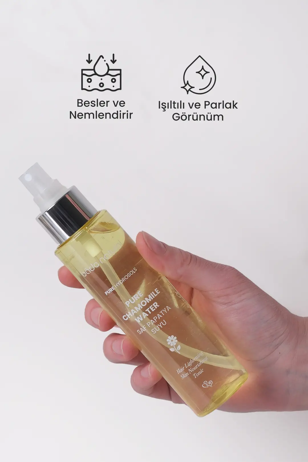 Papatya Suyu Saç Toniği %100 Doğal 100 ml (Pet) - 3