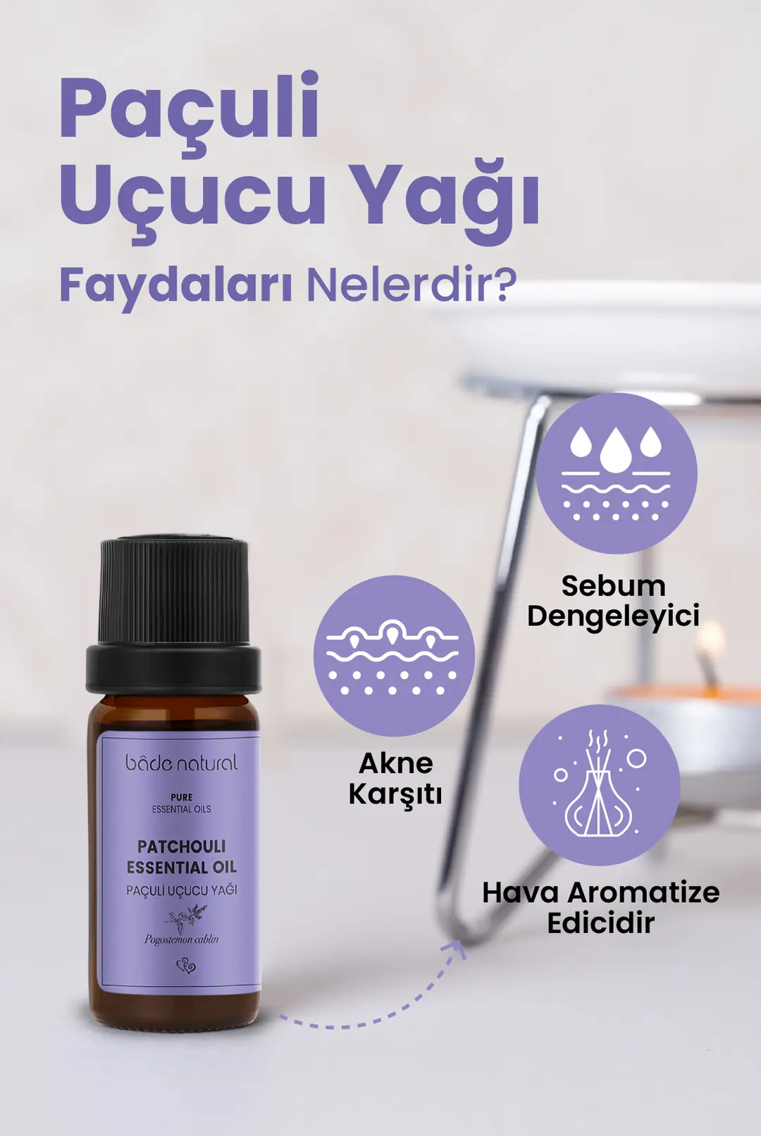 Paçuli Uçucu Yağı %100 Saf 10 ml - 2