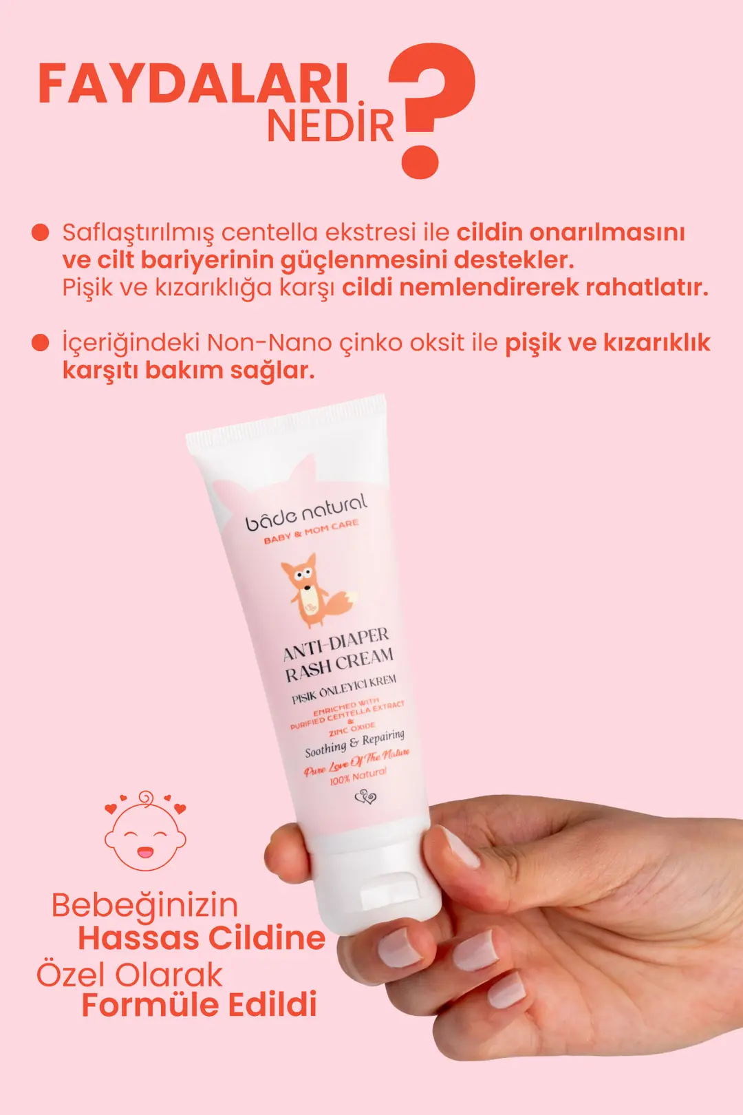 Pişik Önleyici %100 Doğal Krem 75 ml - 2