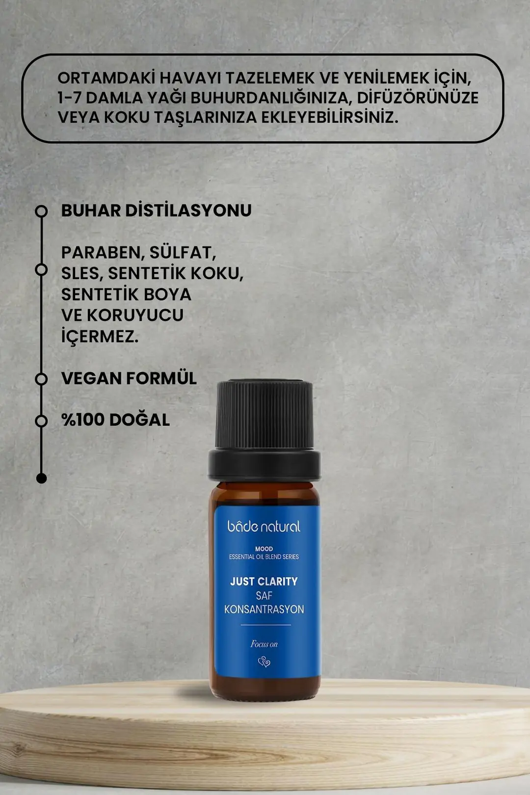 Saf Konsantrasyon Aromaterapi Karışımı 10 ml - 4