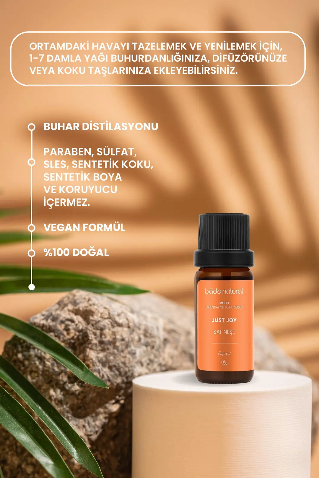 Saf Neşe Aromaterapi Karışımı 10 ml - 4