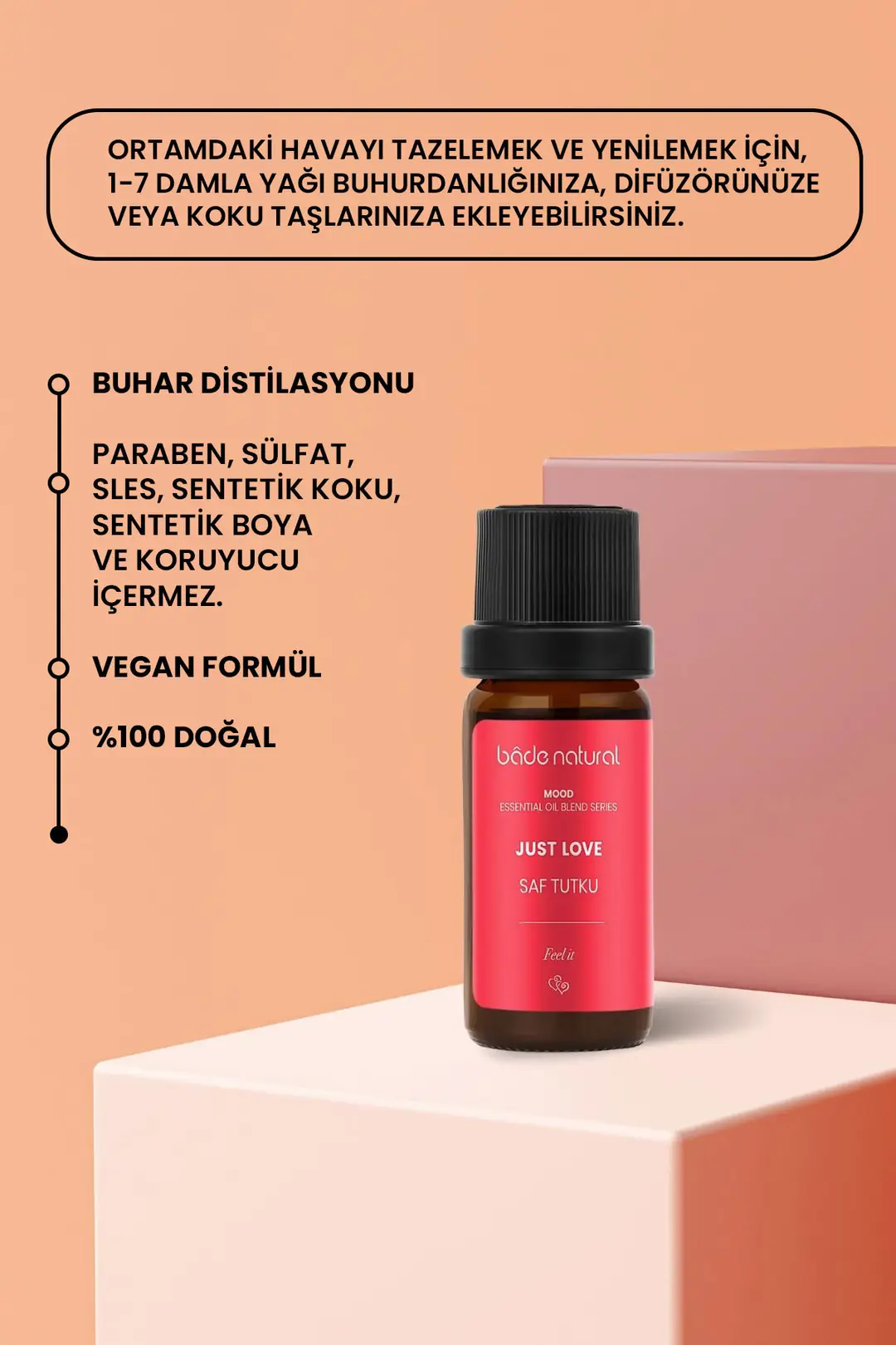 Saf Tutku Aromaterapi Karışımı 10 ml - 4