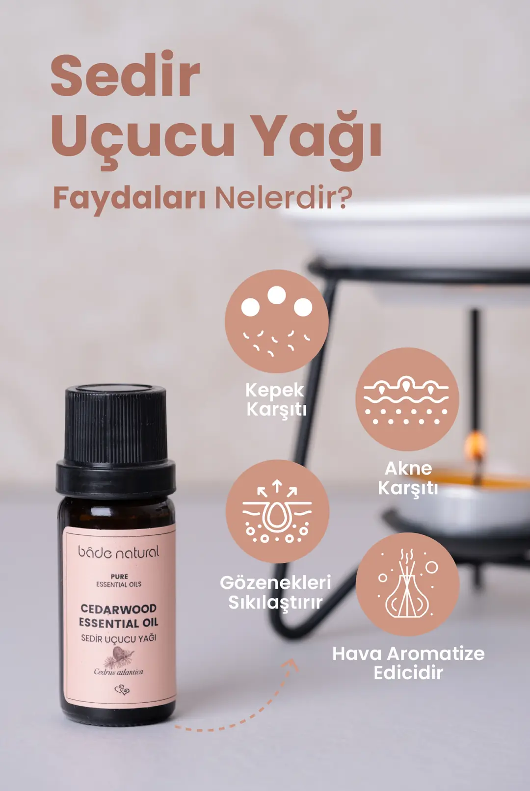 Sedir Ağacı Uçucu Yağı %100 Saf 10 ml - 2