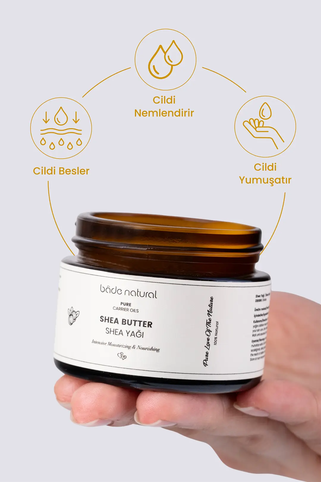 Shea Yağı Soğuk Sıkım %100 Saf 50 g - 2