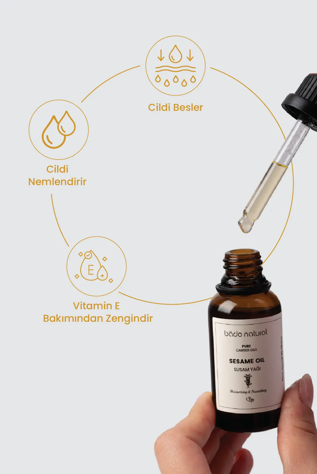 Susam Yağı Soğuk Sıkım %100 Saf 30 ml - 2