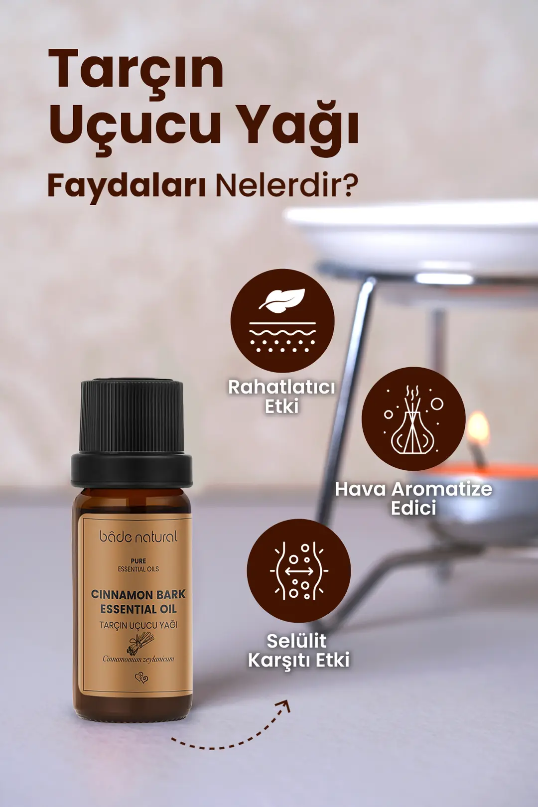 Tarçın Uçucu Yağı %100 Saf 10 ml - 2