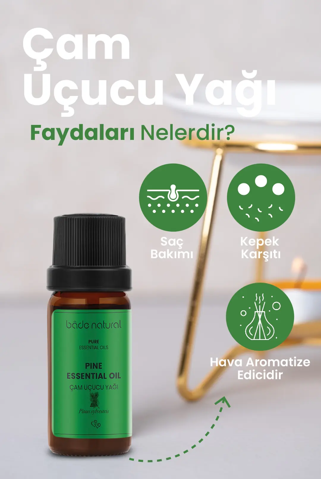Çam Uçucu Yağı %100 Saf 10 ml - 2