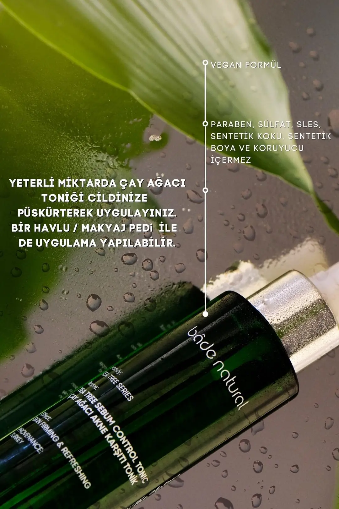 Çay Ağacı Akne Karşıtı Ve Gözenek Sıkılaştırıcı Arındırıcı Tonik 100 ml - 2