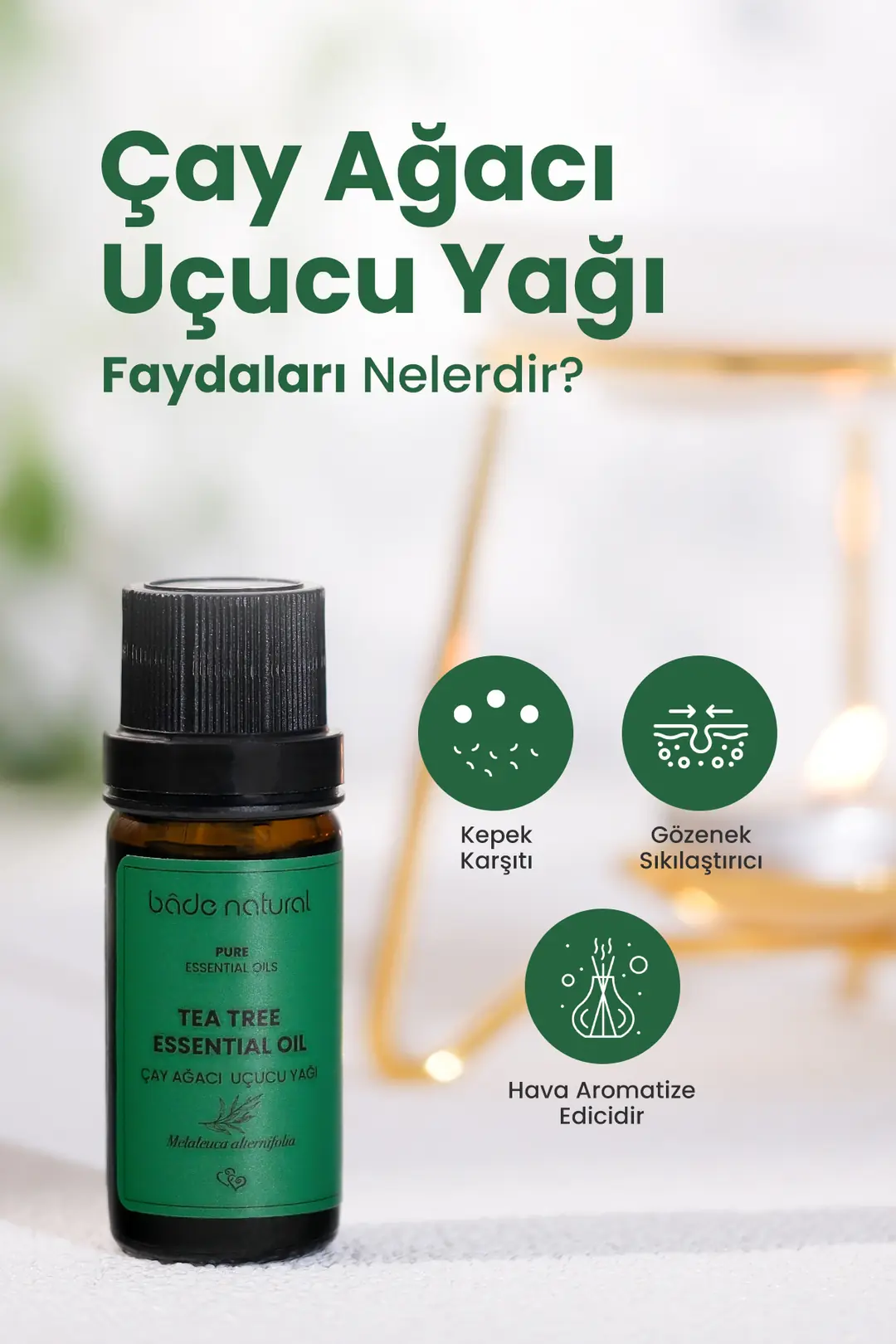 Çay Ağacı Uçucu Yağı %100 Saf 10 ml - 2
