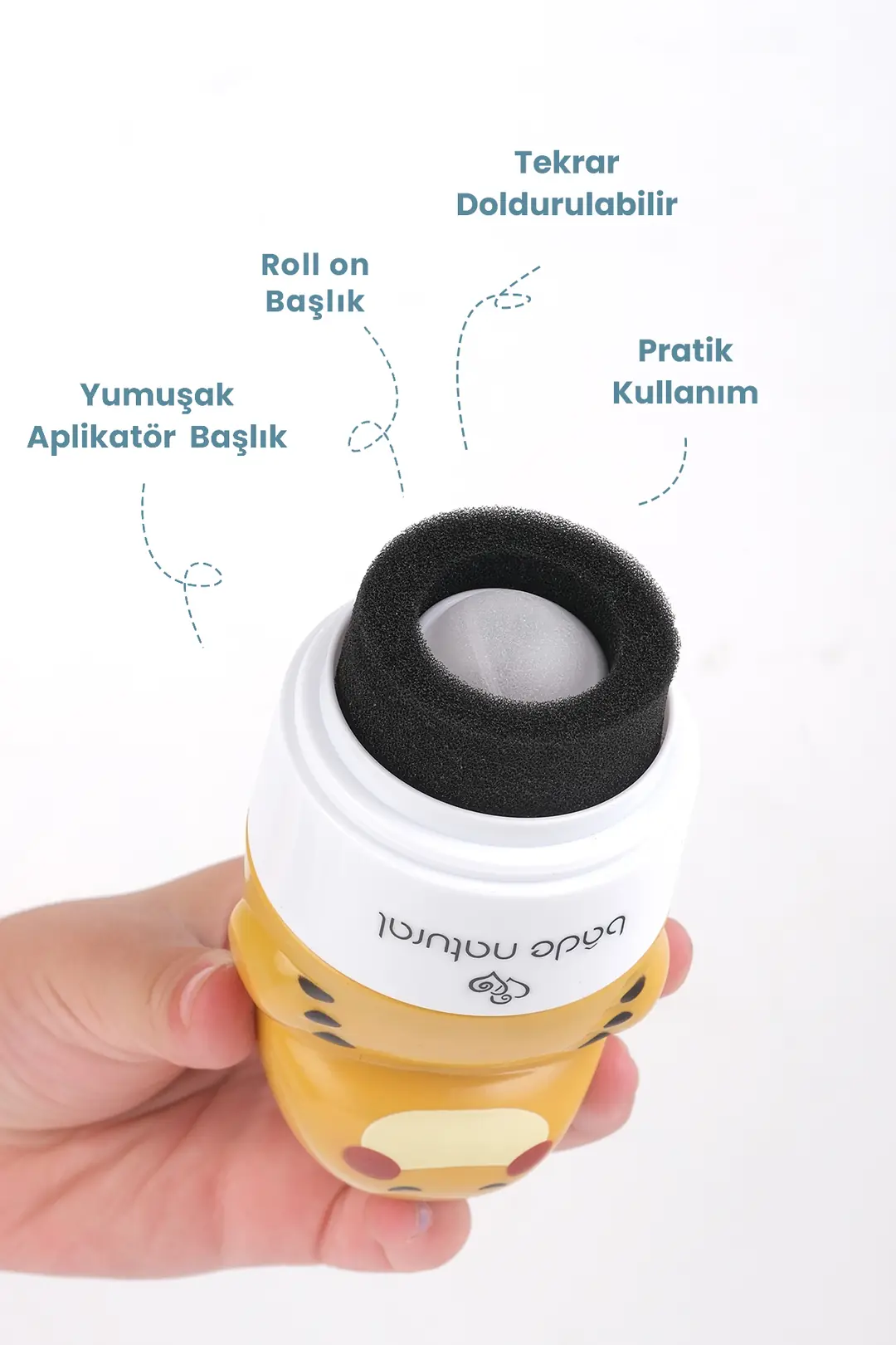 Çocuk Güneş Koruyucu Losyon 50+ SPF %100 Doğal Refill Paket + Dinozor Figürlü Aplikatör Set - 3