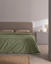 Manon King Size %100 Pamuk Ranforce Düz Nevresim - Haki