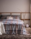 Boussy Super King Size %100 Pamuk Çarşaflı Flanel Nevresim Takımı - Lacivert