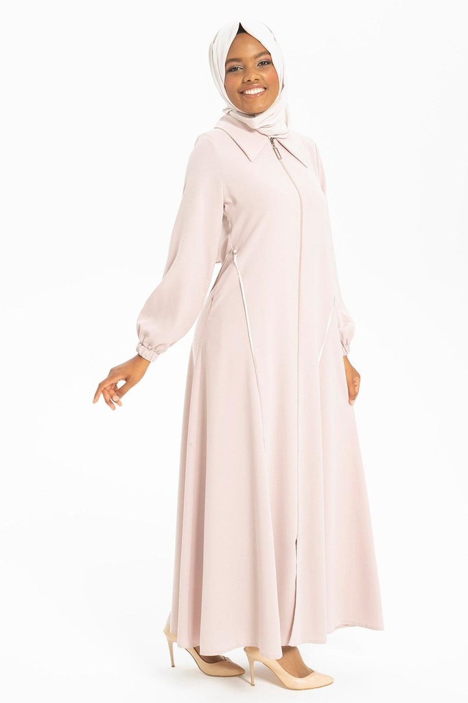 [22FR3M3491-1K760] Shirt Collared Waist Piped Farajah 3491 (beige, 38)