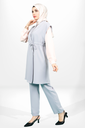 Waist Adjustable With Vest Üçlü Set 4158