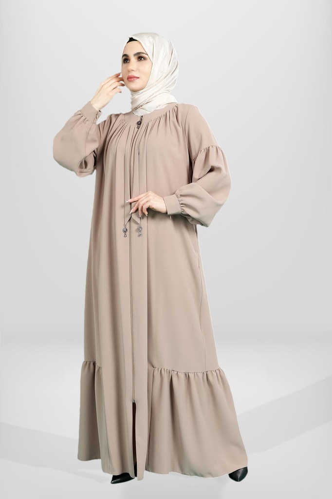 [24FRCY3887-11211] zamokli tosh aksessuarli yubkasi volanli faraja 3887 (40)