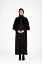 Fur-Trimmed Farajah 9466
