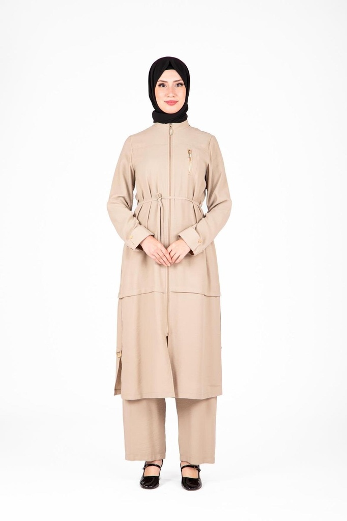 [26TKMK9476-11210] Halka Accessory Detailed Top-Bottom Set 9476 (beige, 38)