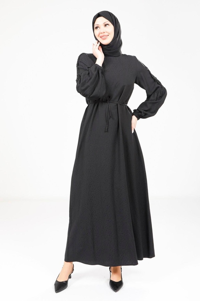 [25ELBY9355-10010] 9355 Dress Sleeve Braided (black, 38)