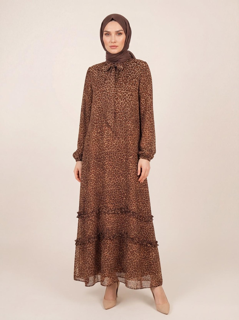 9688 leopard ko'ylak