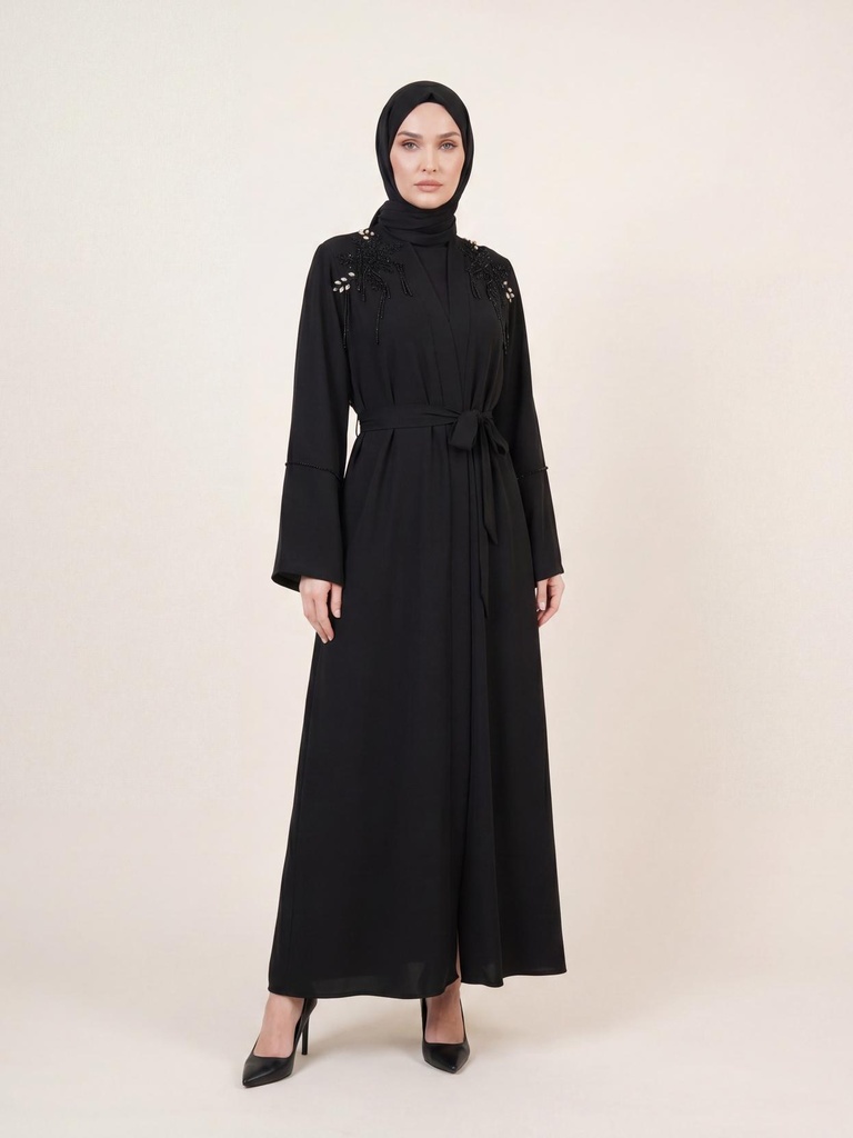 [26ABAY9793-10010] 9793 With Accessories Abaya (38)