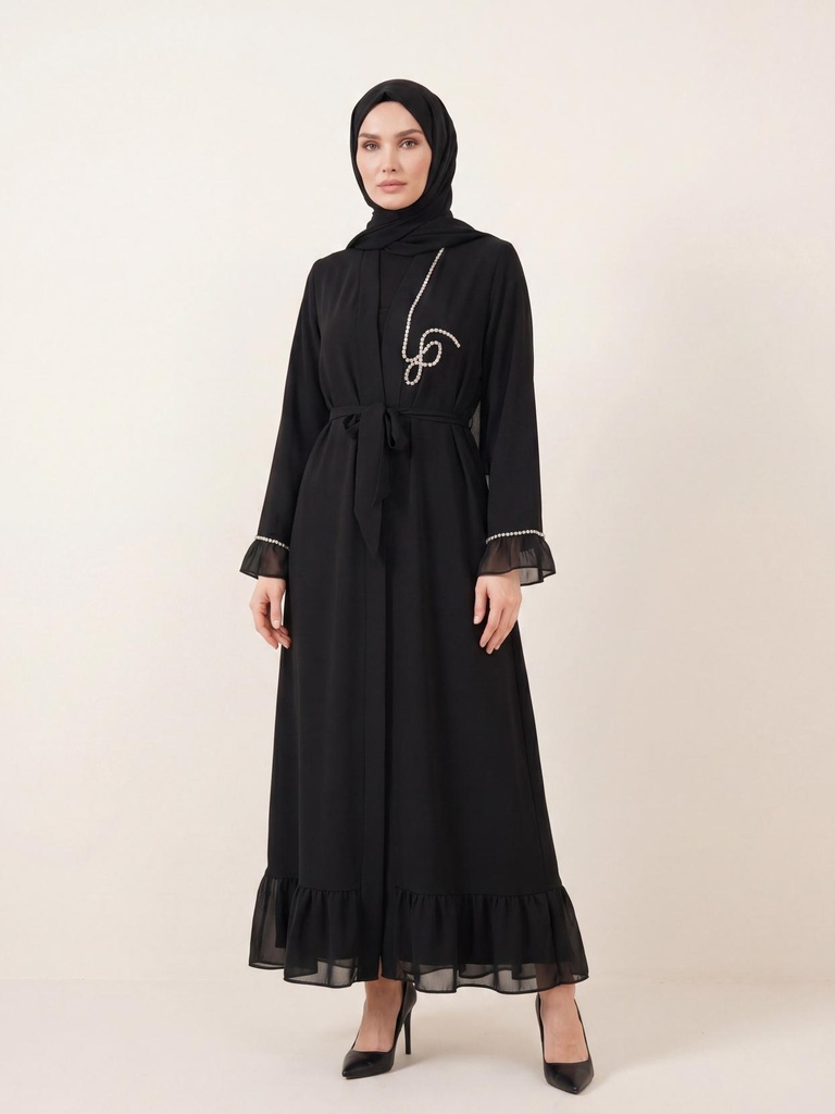 [26ABAY9801-10010] 9801 Rhinestone Embroidered Abaya (38)