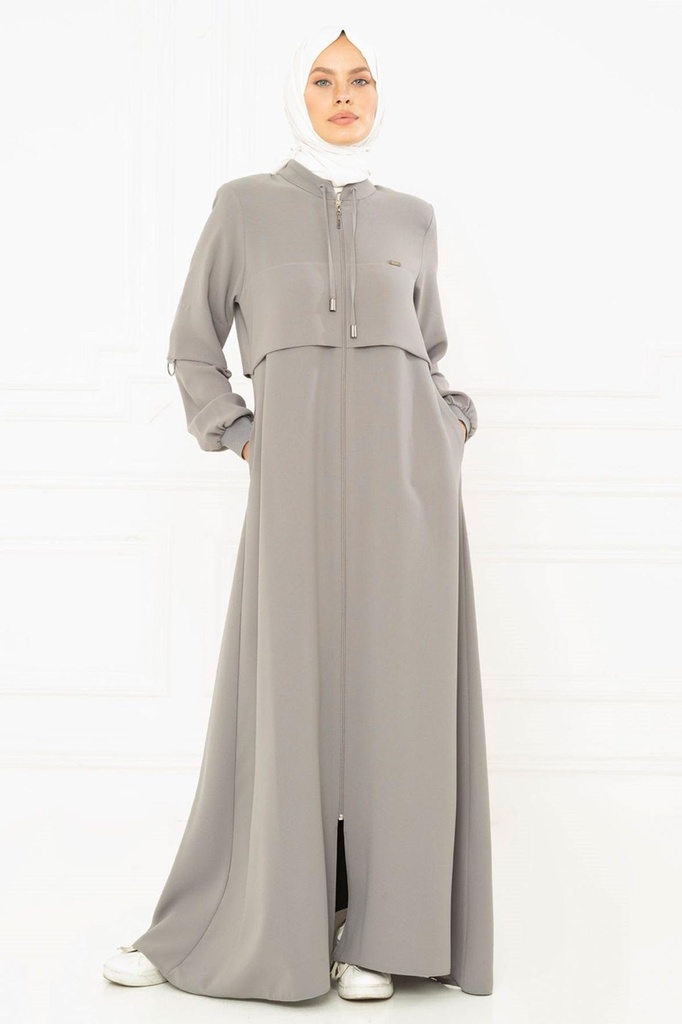 [19FR3M3163-1G74XS] Ribanalı спортивный ферадже 3163 (серый, XS)