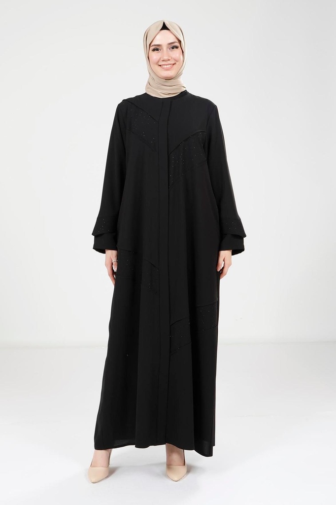[25FRCY9290-10011] 9290 Farajah Thin Rhinestone (black, 40)