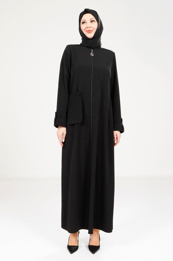[25FRCY9207-10010] 9207 With Pocket Farajah (black, 38)