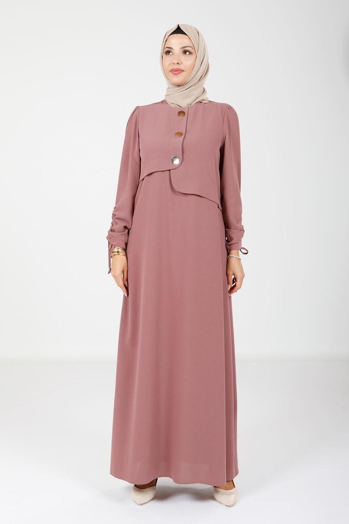 [24ELBY5649-10010] 5649 Dress Sleeve Gathered (black, 38)