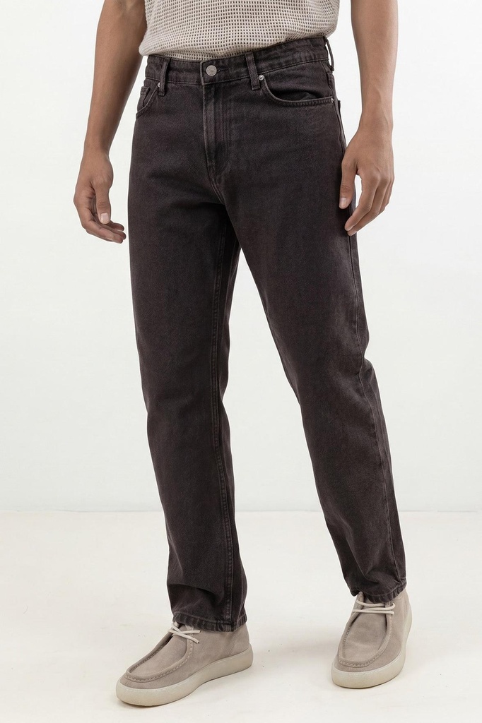 [A26Y2856-1-Kahve-30] Straight Fit Men's Jeans (coffee, 30)