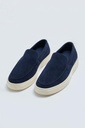 Antioch Stitched Burunlu Suede Leather Loafers