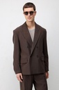 Modal-Blend Relaxed Fit Men's Blazer Jacket