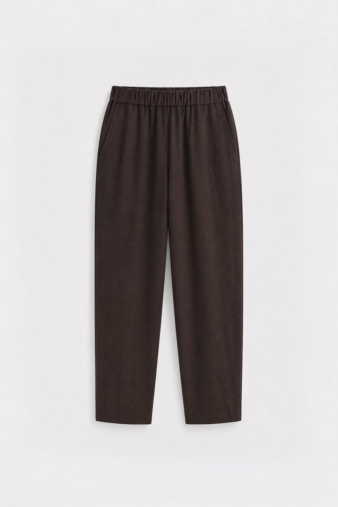 [#N/A] Antioch Lyocell Blend Women's Trousers (dark brown, S)