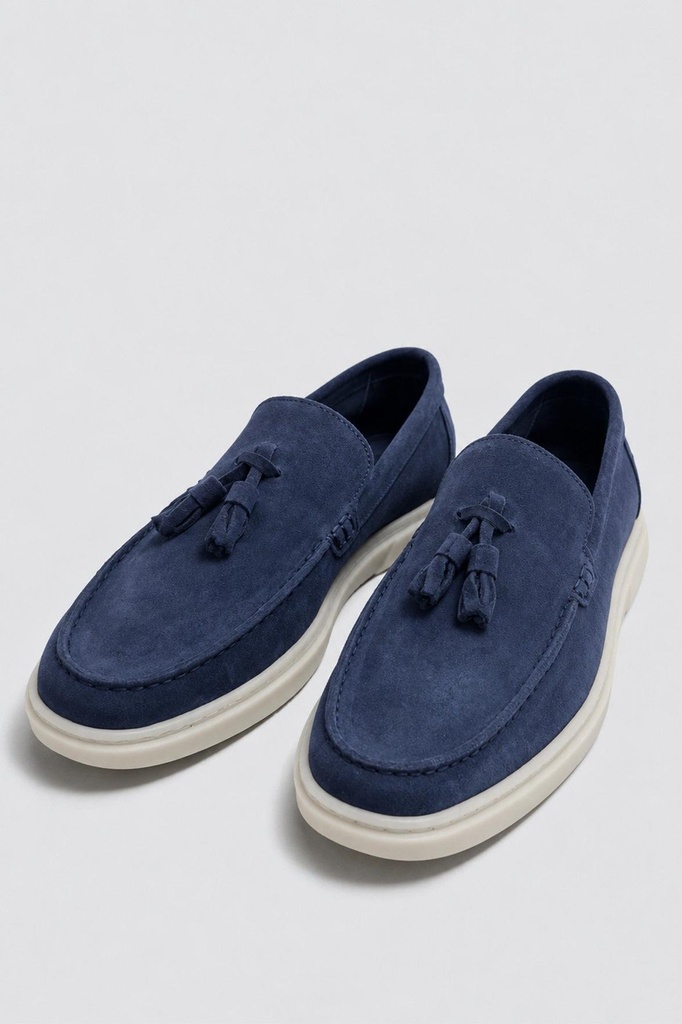 [A26YAYK017-Lacivert-40] popukli %100 zamsh lofer (40)
