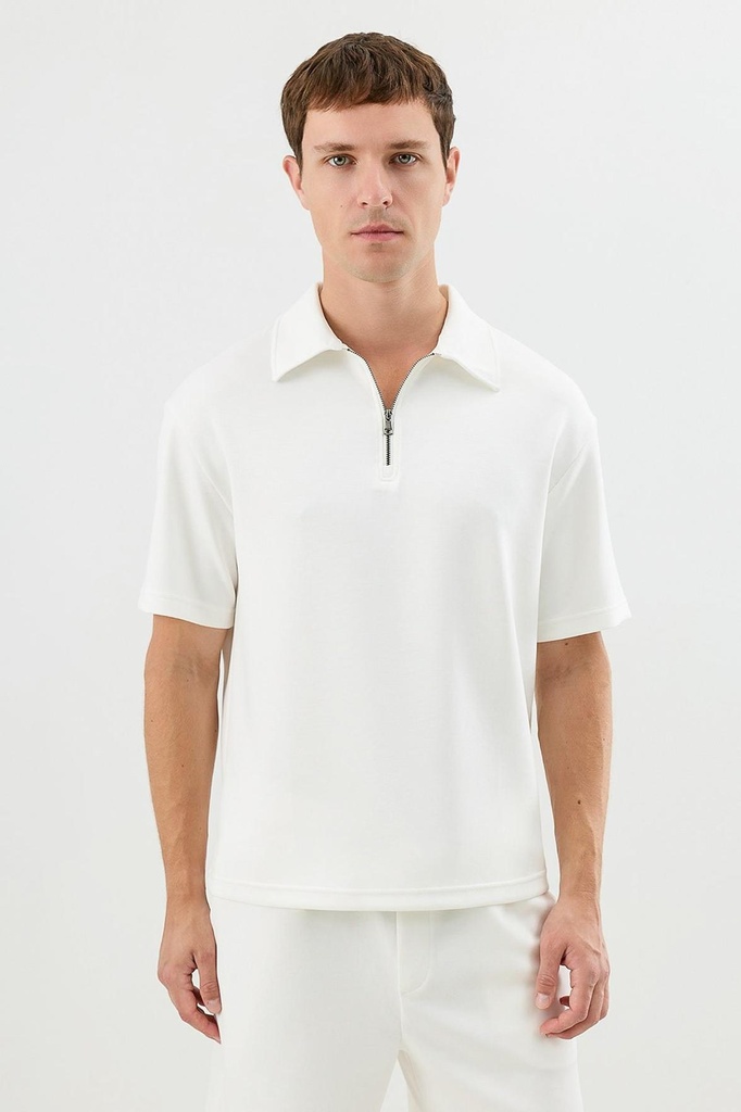 Polo Collar Basic T-Shirt
