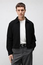 Textured Zippered Men's Jacket