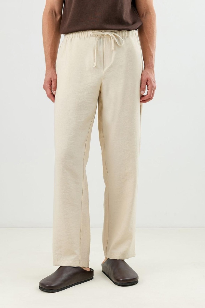 Lyocell Blend Relaxed Fit Men's Trousers