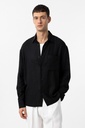 Linen-Blend Relaxed Fit Men's Shirt
