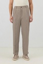 Modal-Blend Striped Relaxed Men's Trousers