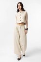 Linen-Blend Women's Vest