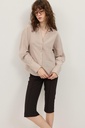 Antioch Darted Çizgi Detailed Modal Shirt