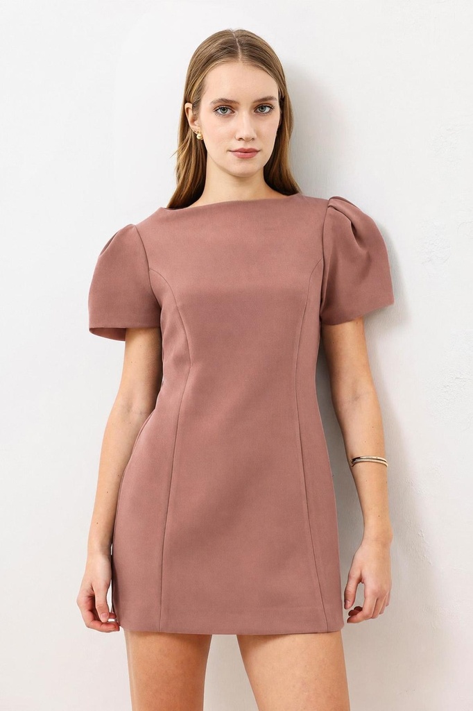 [#N/A] Pleated Short Women's Dress (S)