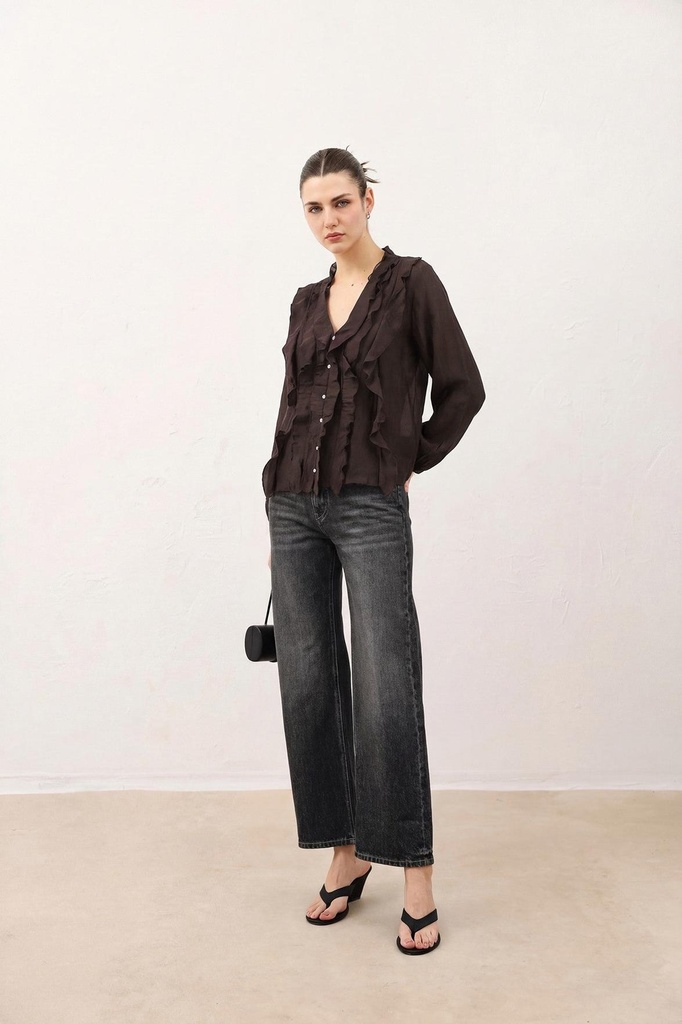 Ruffled Women's Shirt