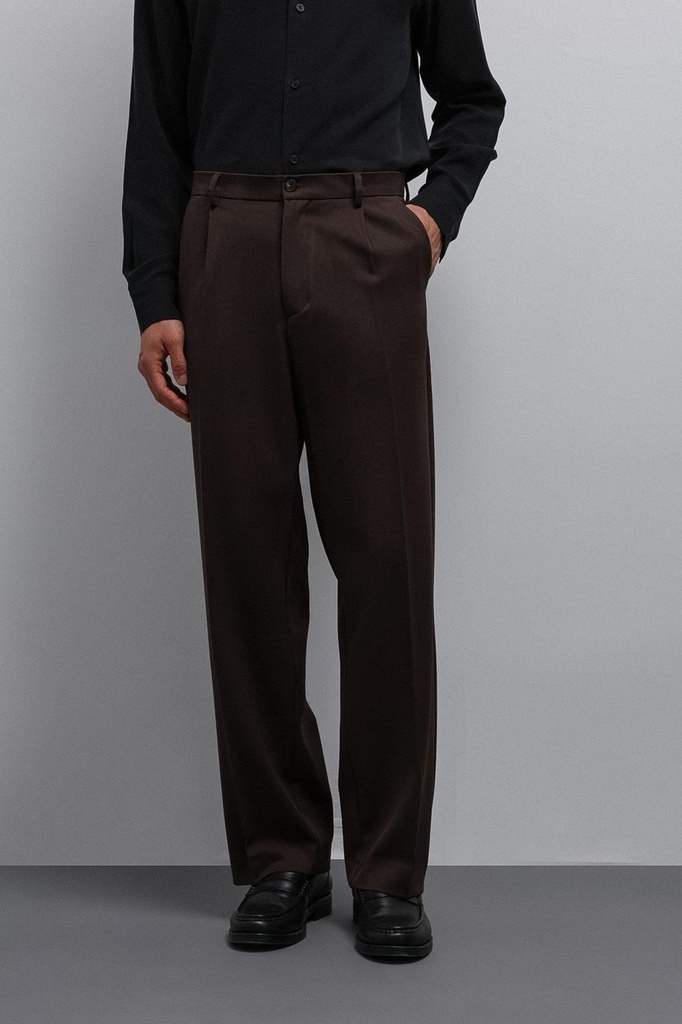 Antioch Relaxed Fit Baggy Pleated Men's Trousers