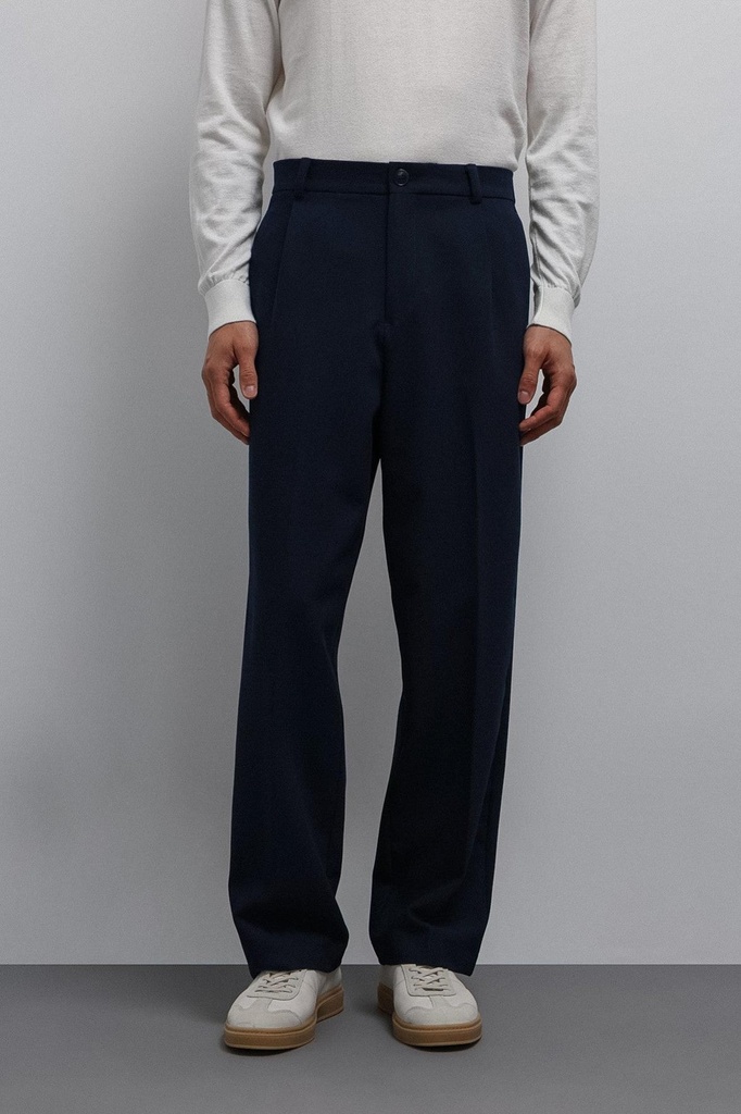 Antioch Relaxed Fit Baggy Pleated Men's Trousers