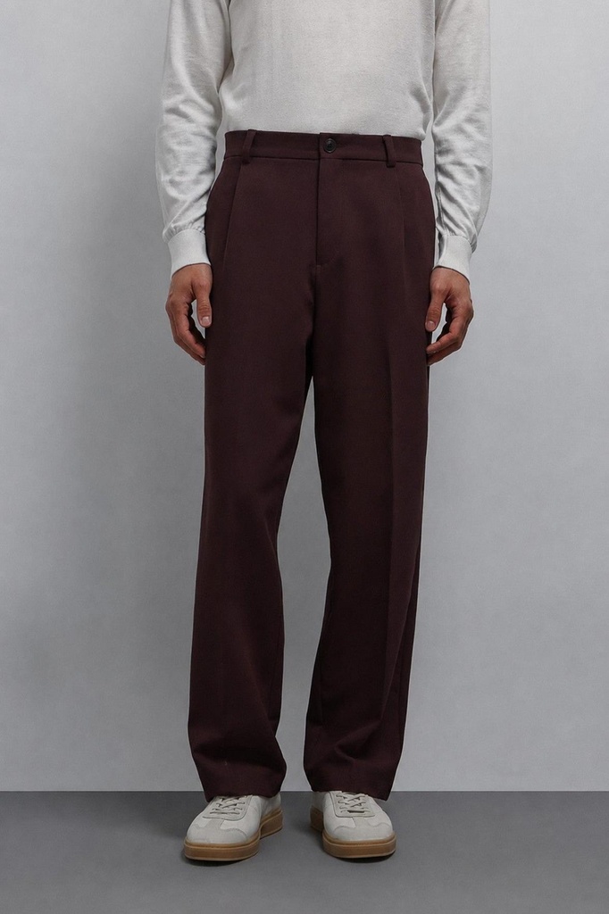 Antioch Relaxed Fit Baggy Pleated Men's Trousers