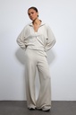 Antioch Wide-Leg Striped Tracksuit Set