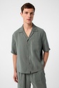 Antioch Notched Collar Modal Fabric Men's Shirt