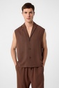Antioch Linen-Blend Sleeveless Men's Shirt